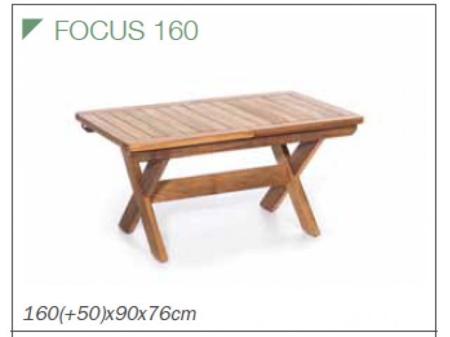 İroko Focus Masa 90x160+50