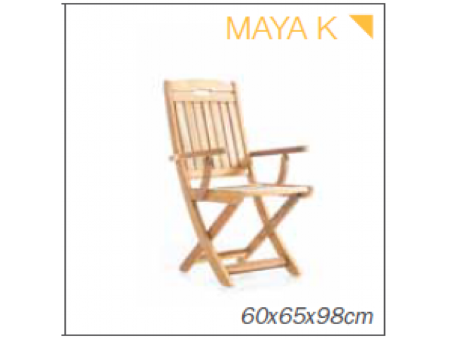 İroko Maya Kollu Sandalye