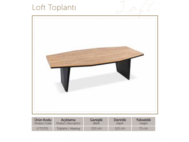 Loft Toplantı Masası