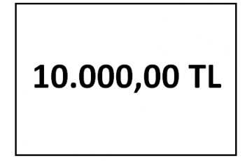 TAHSİLAT 10000 TL