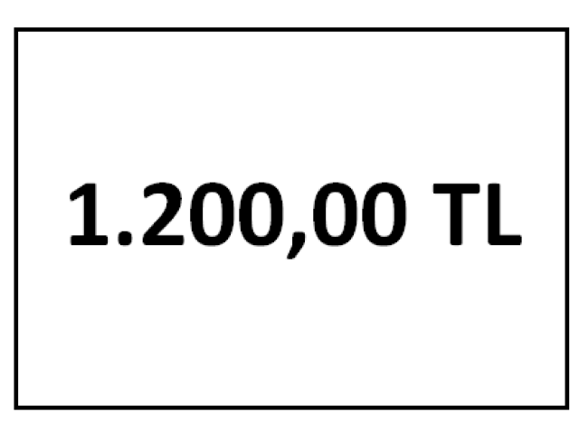 tahsilat 1200 TL