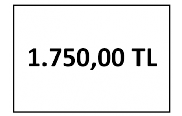 tahsilat 1750 TL