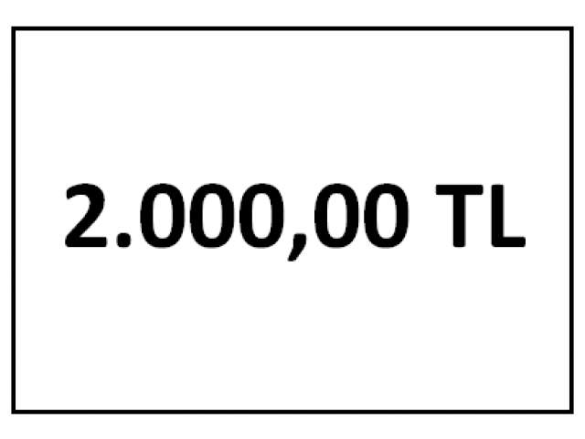 tahsilat 2000 TL