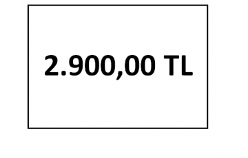 TAHSİLAT 2900 TL