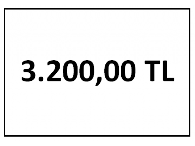 TAHSİLAT 3200 TL