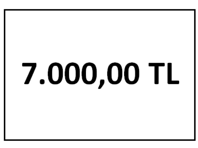 tahsilat 7000 TL